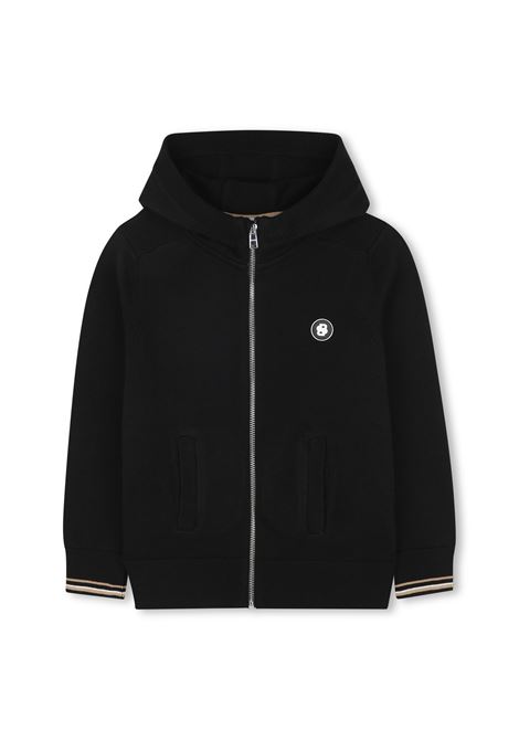 Felpa con cappuccio e zip HUGO BOSS KIDS | J5230909B